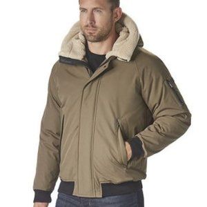 OAK+EDISON Men's Hooded Bomber Jacket